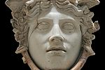 Meduse Rondanini. Marbre copie romaine d apres un original de Phidias qui se trouvait sur le bouclier de l Athena Parthenos