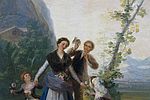 The Flower Girls or Spring peinture de Francisco de Goya