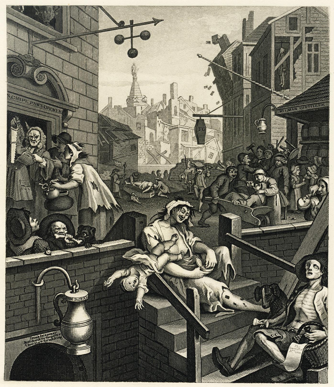 William Hogarth Gin Lane 1751 2 