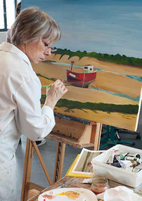 atelier peinture Alex Bonnemaison janvier 2011