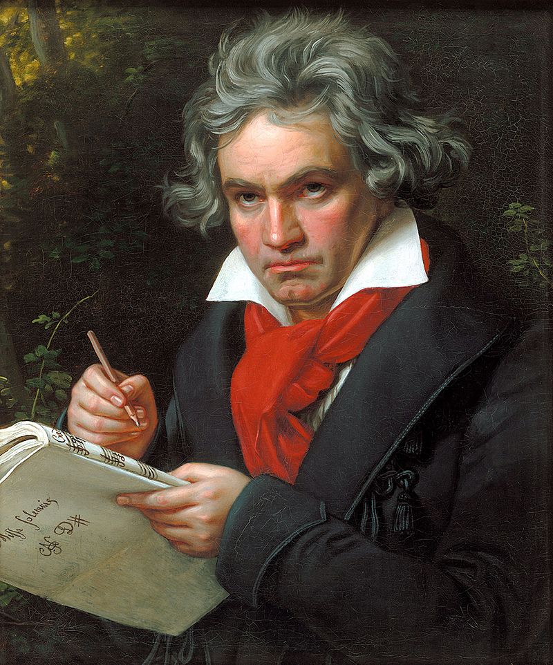 portrait de Beethoven peinture sur toile par Joseph Karl Stieler 1820
